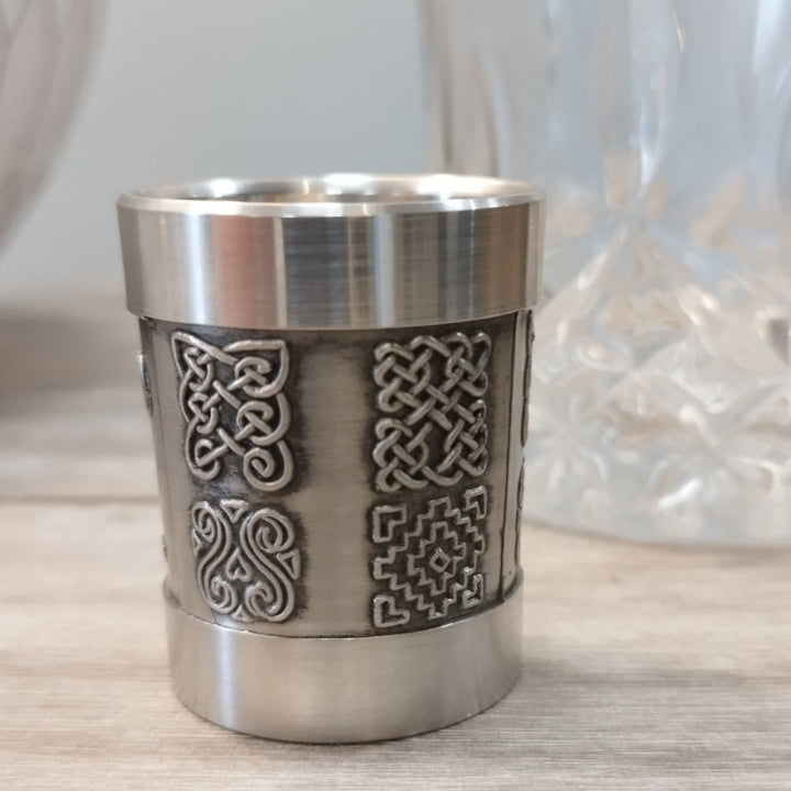 Mullingar Pewter Celtic Pewter Whiskey Shot/Measure