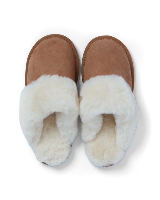 Ladies Slip-On Sheepskin Slipper