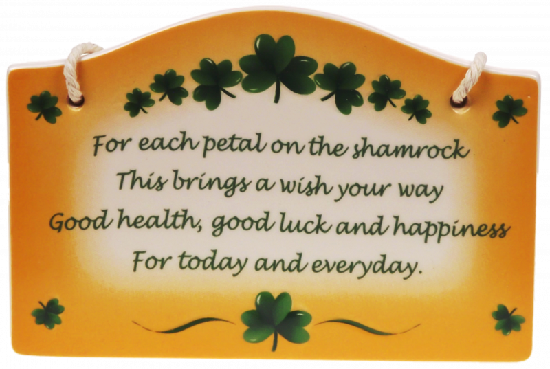 Irish Proverb Wall Plaque