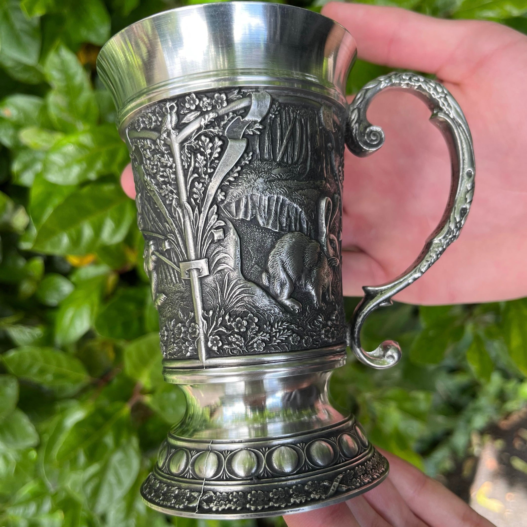 Mullingar Pewter Woodlands Tankard The Hare