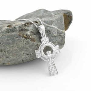 Medium Claddagh Cross Pendant