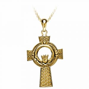 Medium Claddagh Cross Pendant