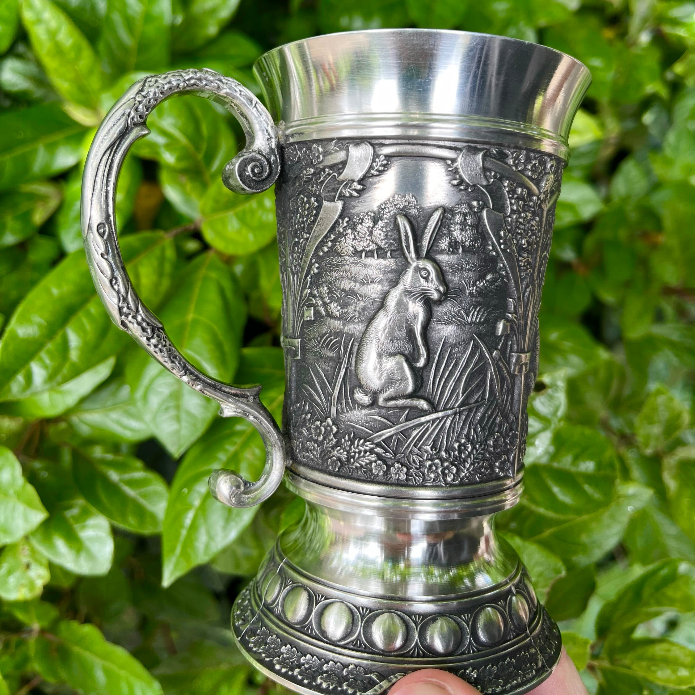 Mullingar Pewter Woodlands Tankard The Hare