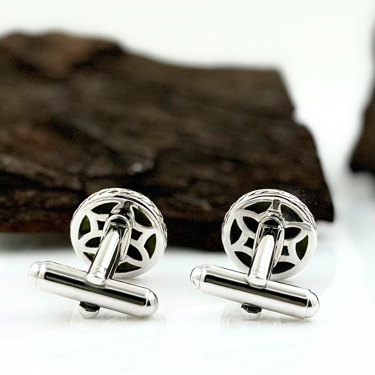 Round Celtic Cufflinks