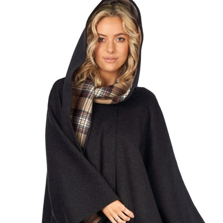 Jimmy Hourihan Knee Length Cape Decorative With Interior Lining