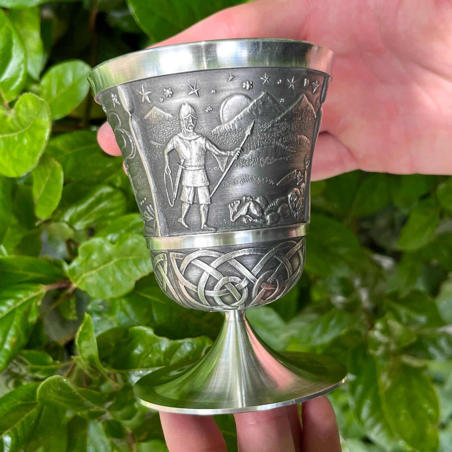 Mullingar Pewter Mythical Ireland Beaker - King Lugh