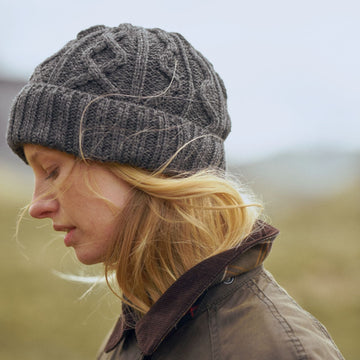 Mulranny Aran Diamond Stitch Hat