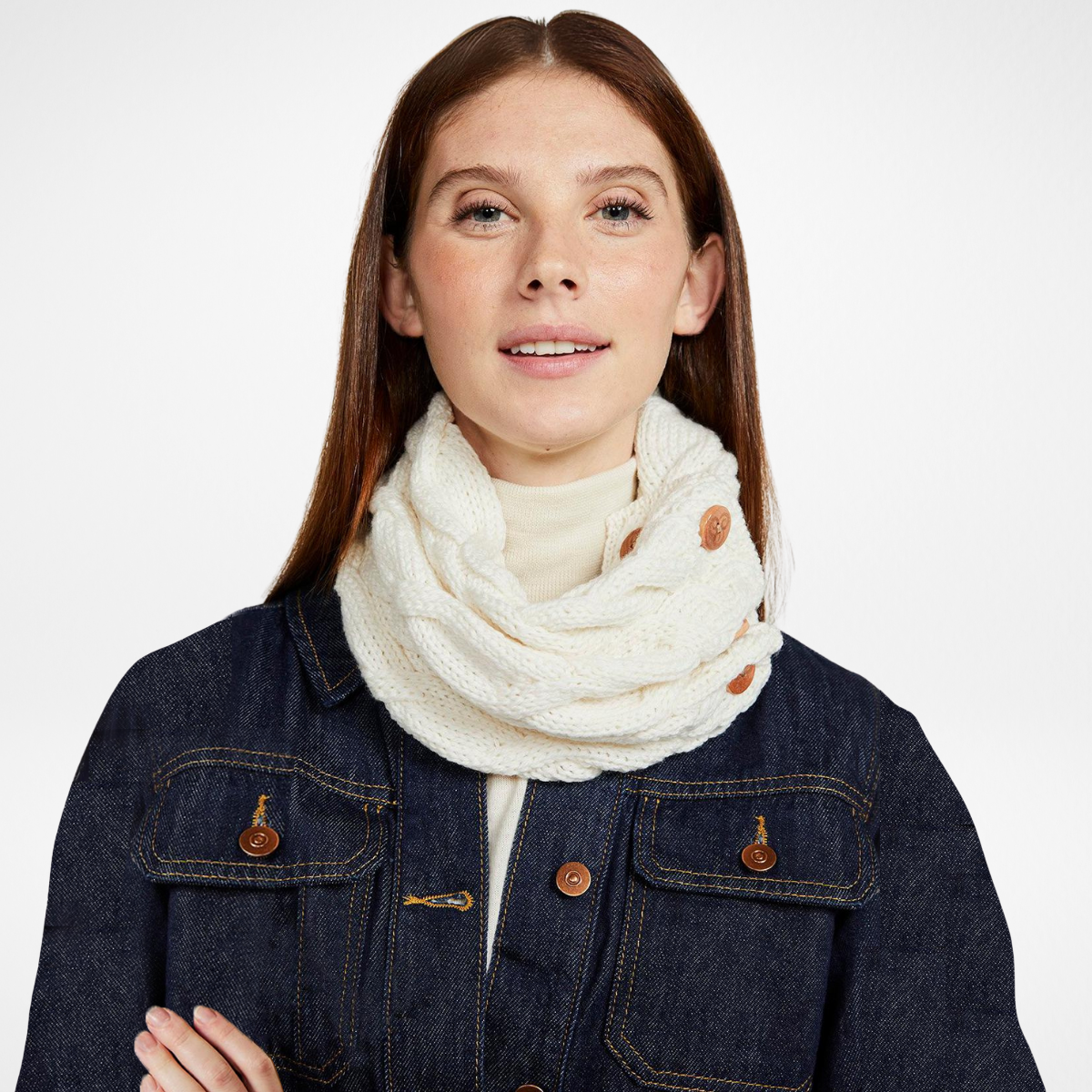 Carrowholly Aran Button Snood