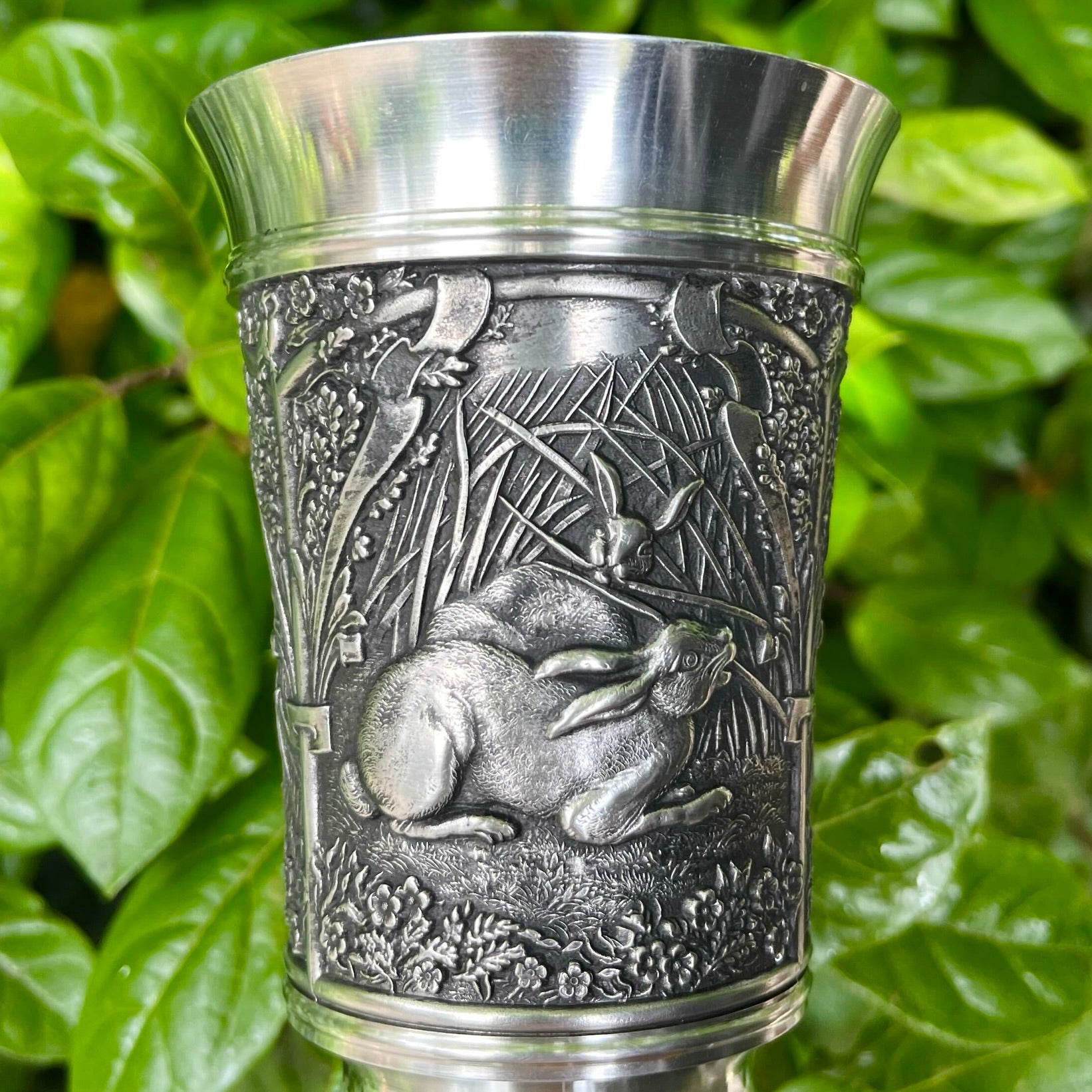 Mullingar Pewter Woodlands Tankard The Hare