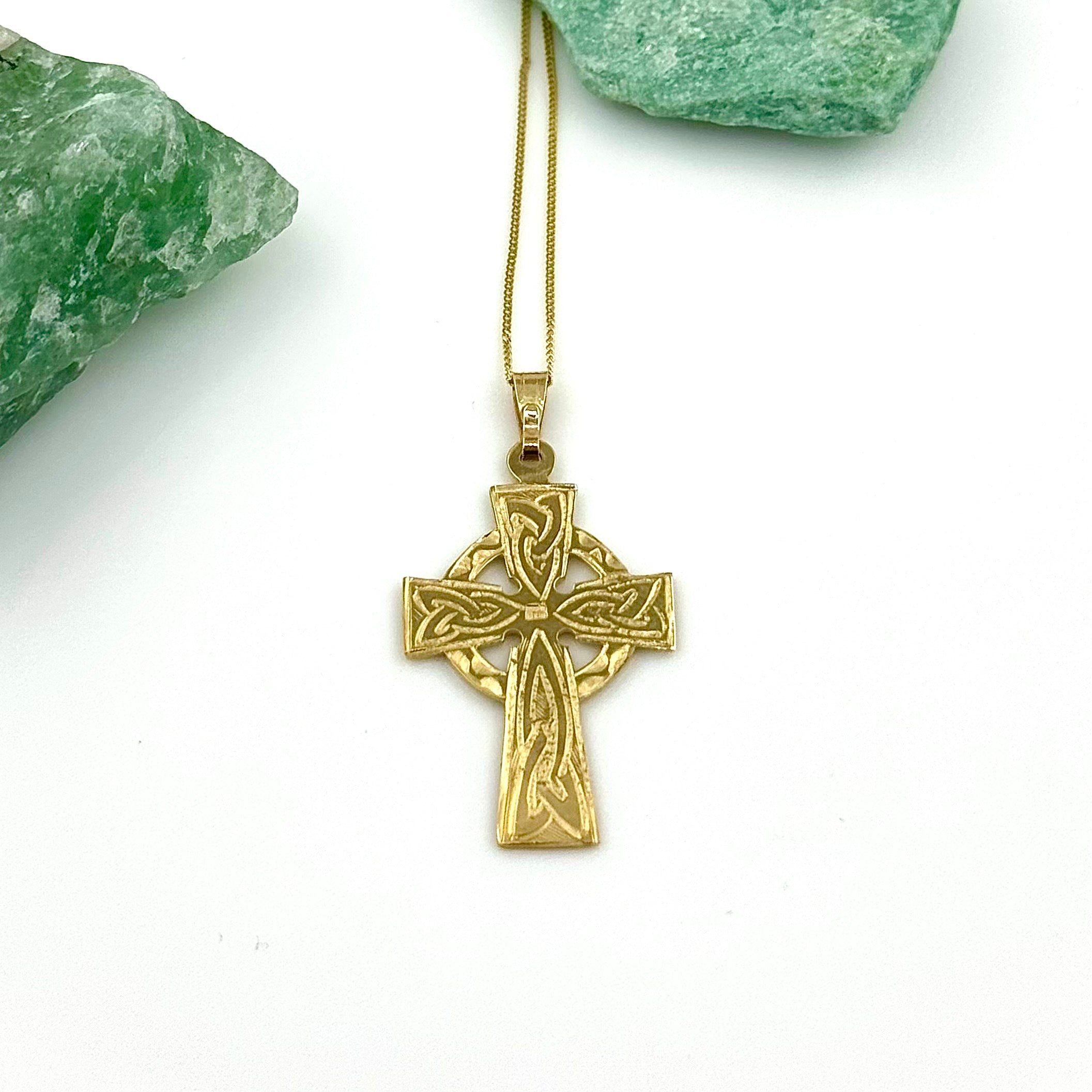 10k Gold Large Celtic Cross