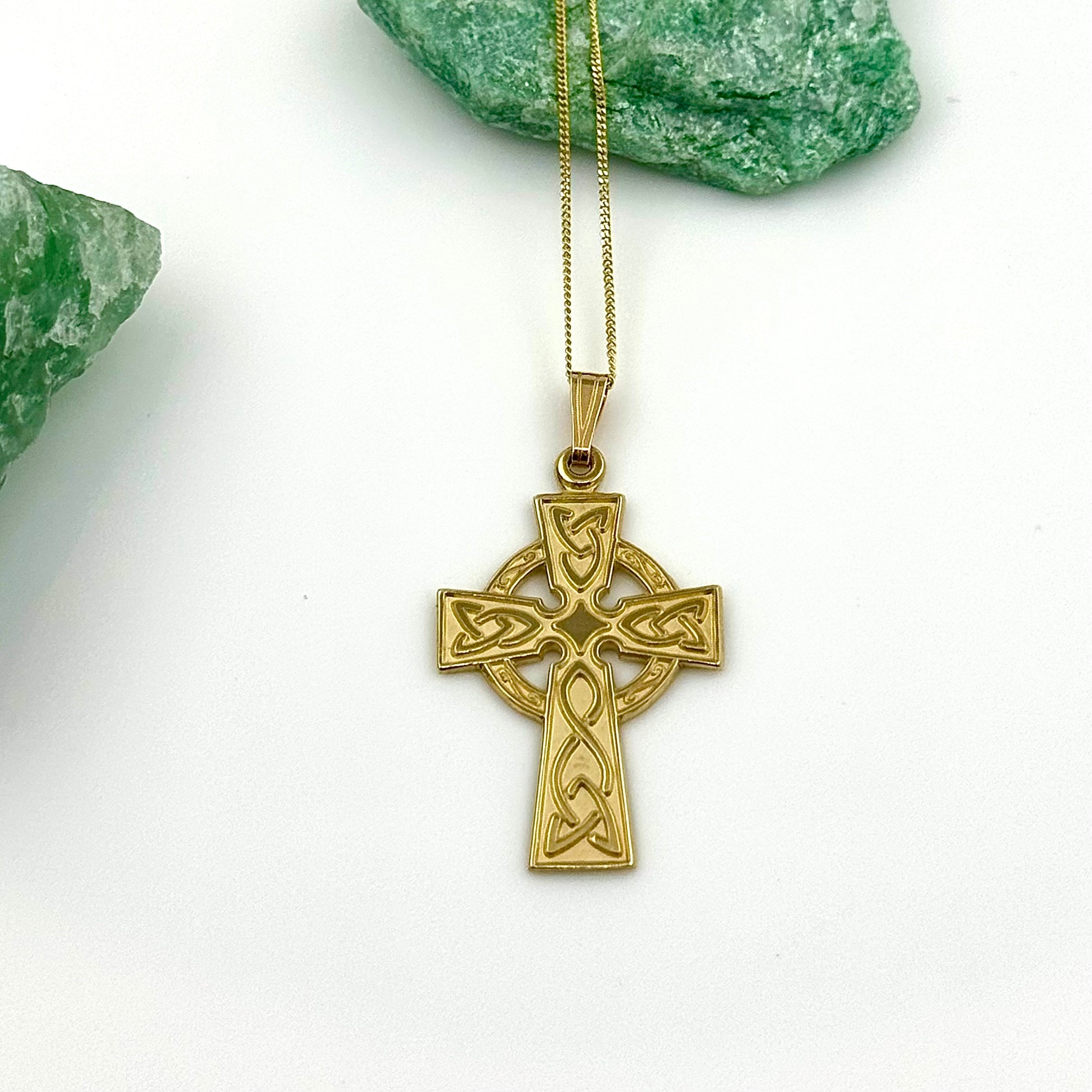 10k Gold Large Celtic Cross