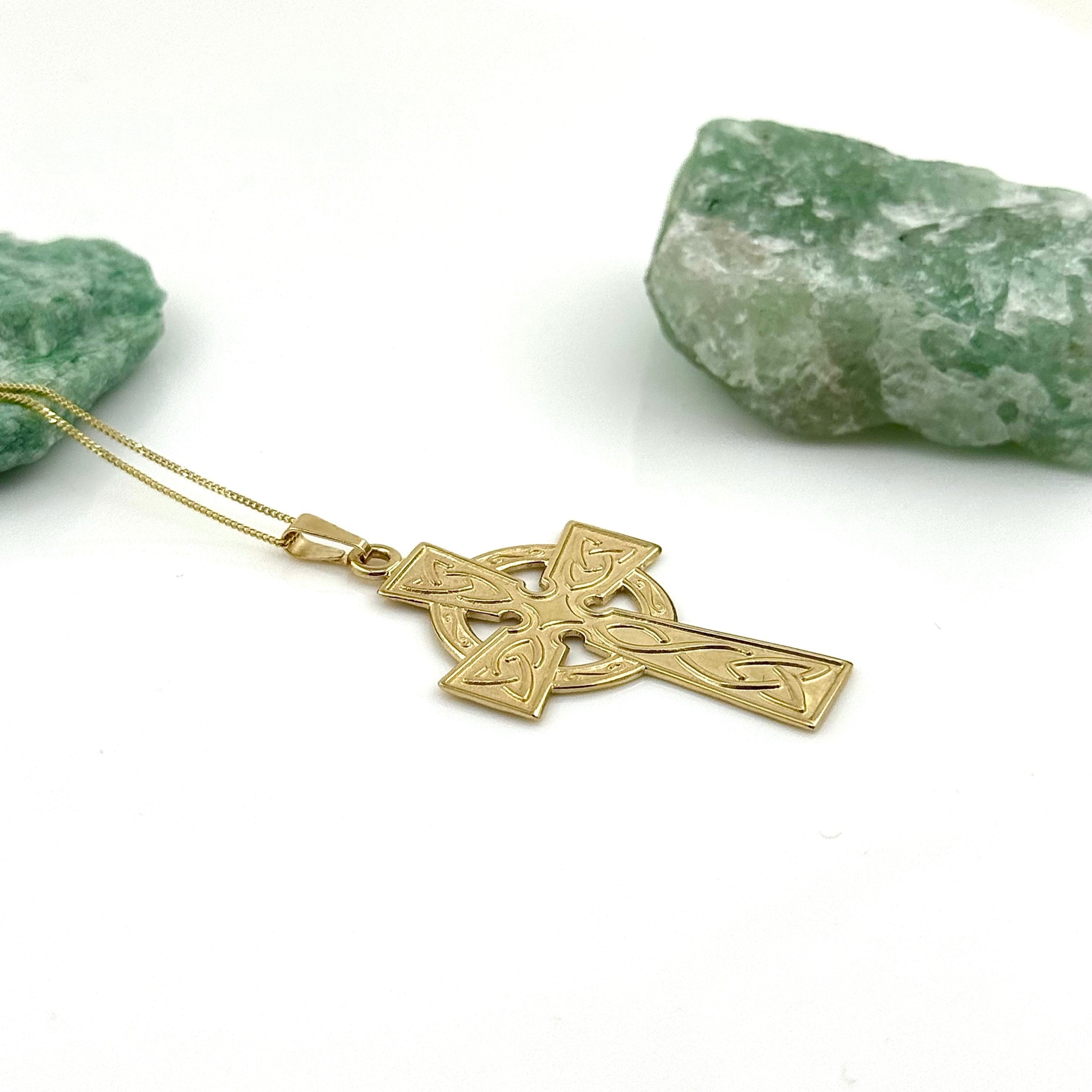 10k Gold Large Celtic Cross