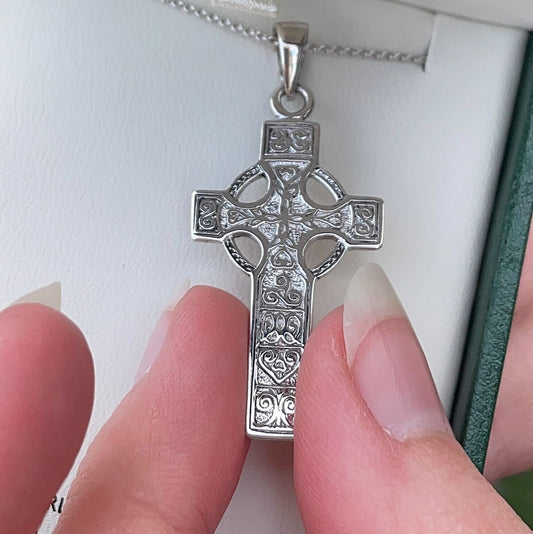 Sterling Silver Celtic Cross Necklace