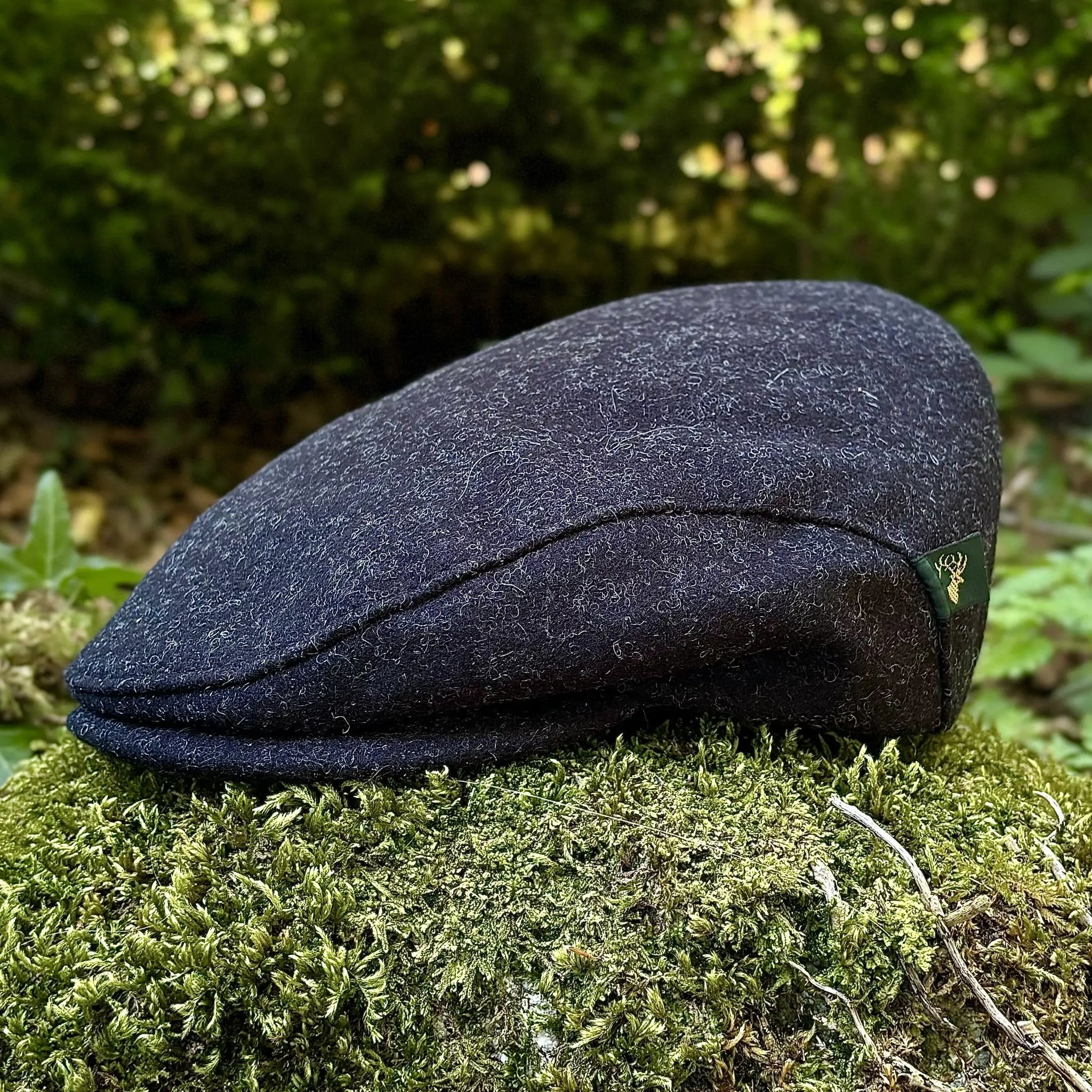 Charcoal Trinity Flat Cap