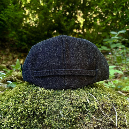 Charcoal Trinity Flat Cap