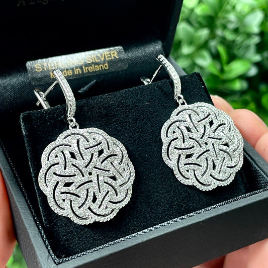 Interlaced Celtic Knot Earrings