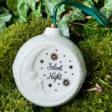 Belleek Silent Night Bauble