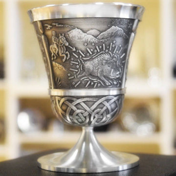 Mullingar Pewter Mythical Ireland Beaker - Na Fianna