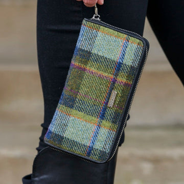 Tweed Purse - Multi-Vernal Plaid