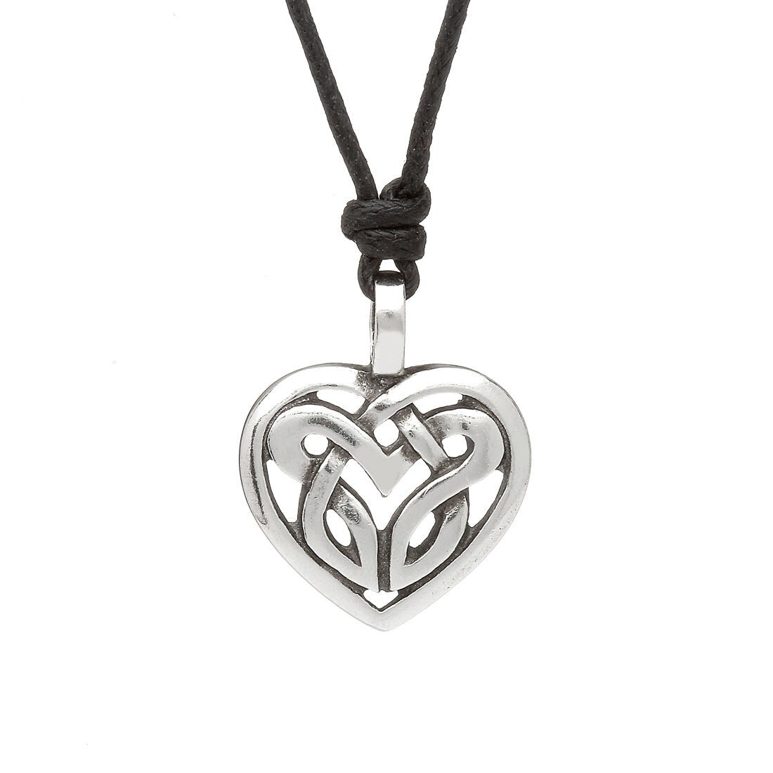 Celtic Knot Heart Choker