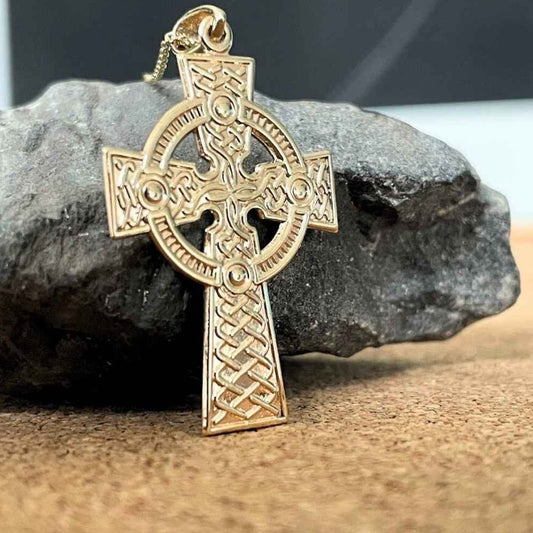 10k Yellow Gold Traditional Celtic Cross