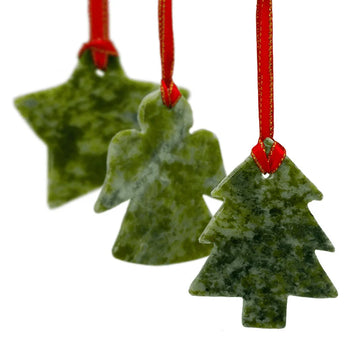 Connemara Marble Christmas Decorations Set of 3