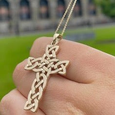 Yellow Gold Filigree Celtic Cross