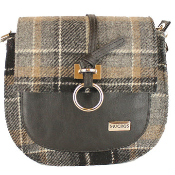 Grace Tweed Bag - Brown & Grey