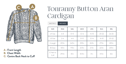 Tonranny Button Aran Cardigan