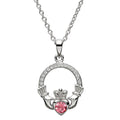 Shanore Claddagh Birthstone Pendant - October