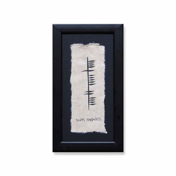 Ogham 'Sonas' (Happiness) Framed Gift