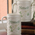 Belleek Classic Himself & Herself Shamrock Mug Set