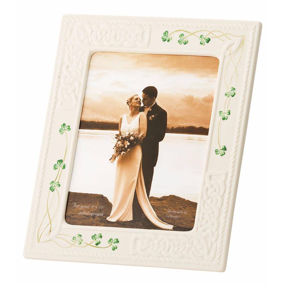 Belleek Classic Irish Porcelain Tara Photo Frame