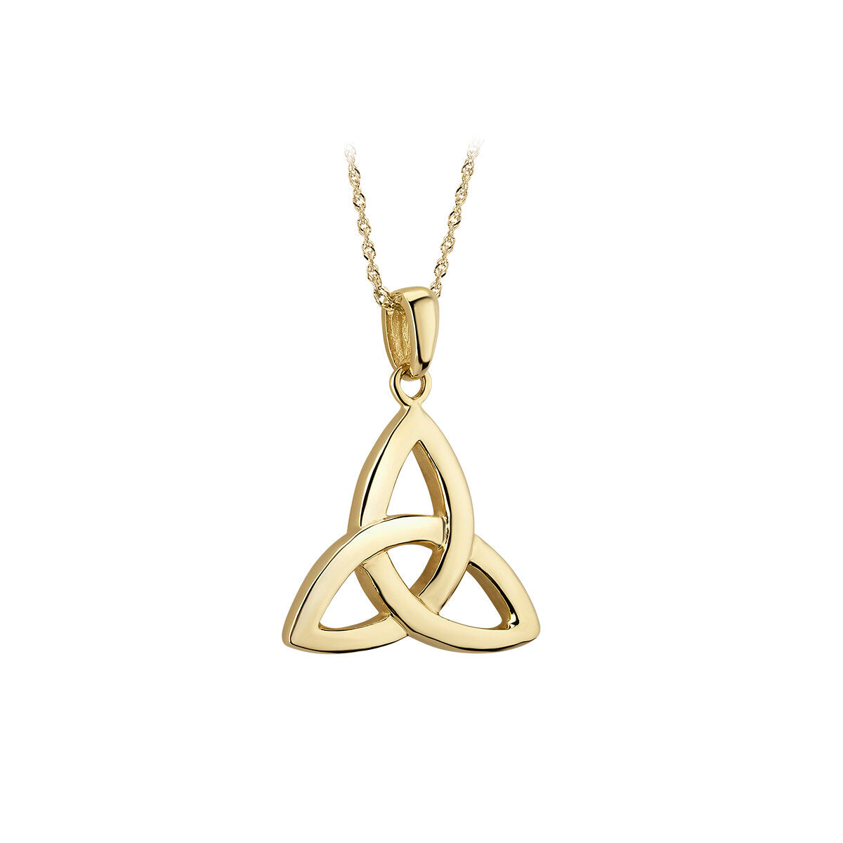 14K GOLD SMALL TRINITY KNOT PENDANT