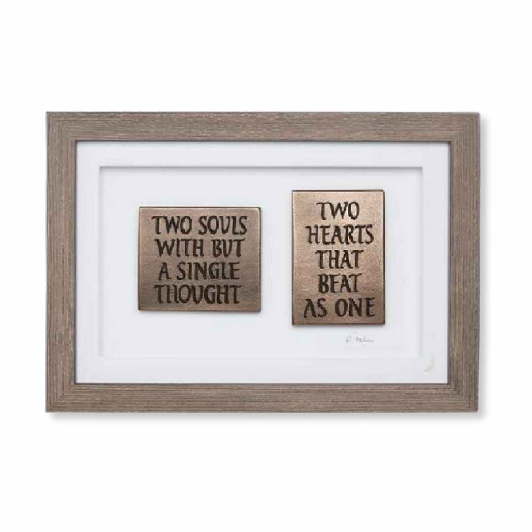 Wild Goose Two Souls Framed Wall Plaque