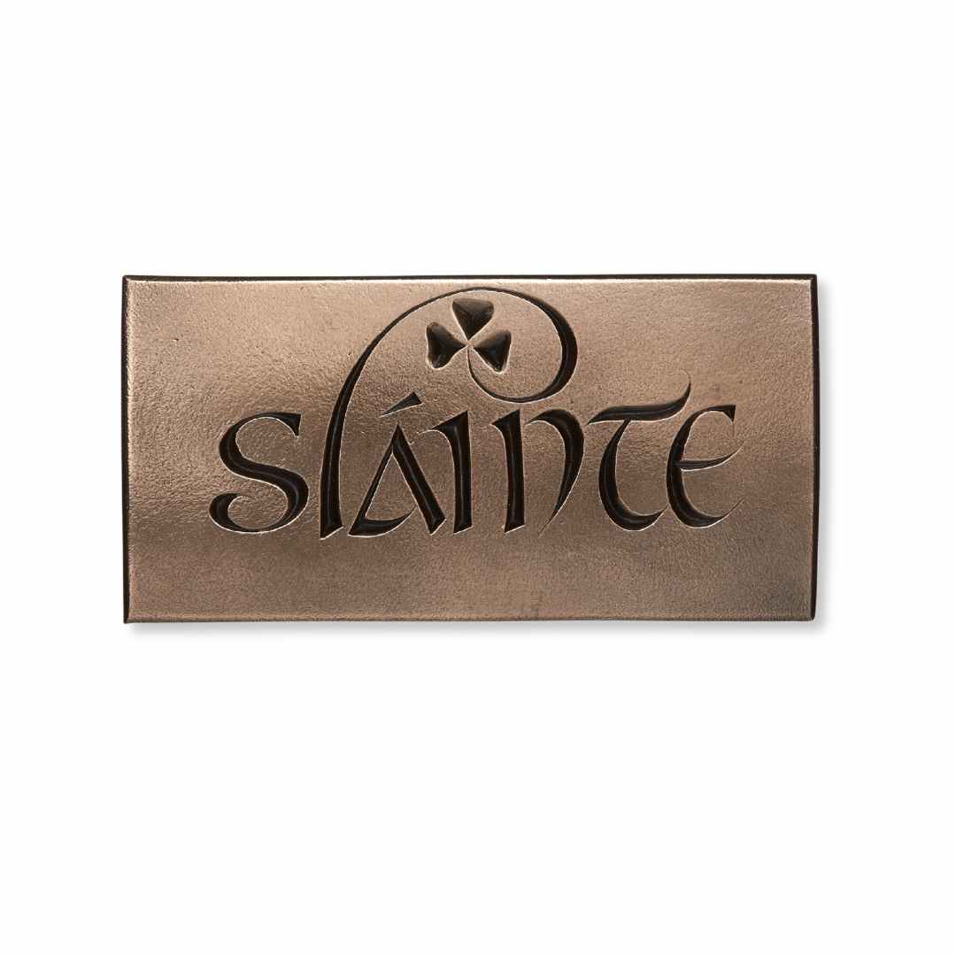 Wild Goose Bronze "Sláinte" (Health) Original Wall Plaque