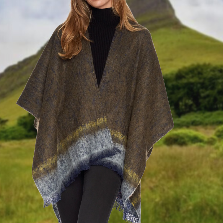 Jimmy Hourihan Shawl in Luxurious Mohair Blend