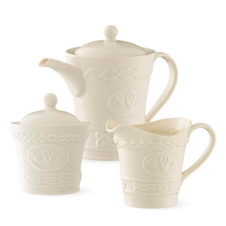 Belleek Claddagh Tea Set