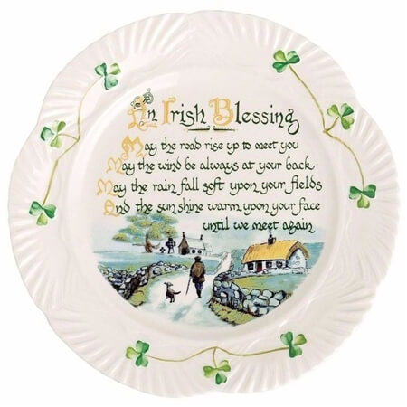 Belleek Irish Blessing Plate