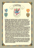 Carney Family Crest Parchment