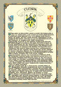 Cleary Family Crest Parchment