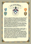 Fitzpatrick Family Crest Parchment