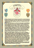 Garvin Family Crest Parchment