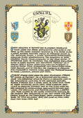 Griffin Family Crest Parchment