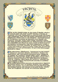 Hickey Family Crest Parchment