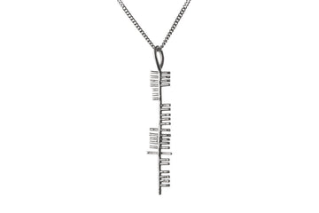 Silver Ogham 'Health' Pendant