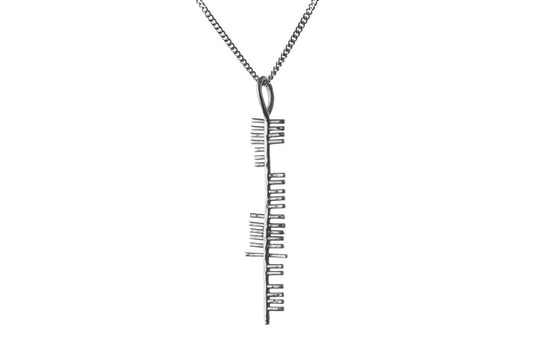 Silver Ogham 'Health' Pendant