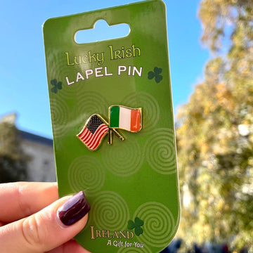 Irish American Flag Lapel Pin