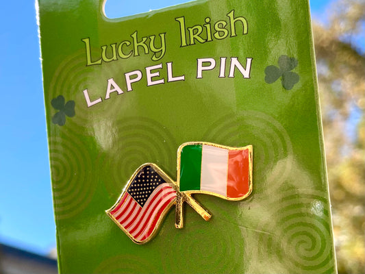 Irish American Flag Lapel Pin