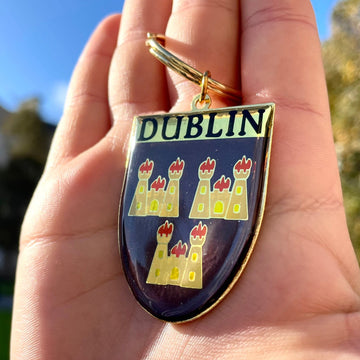 Dublin Coat of Arms Keyring Keychain 💚